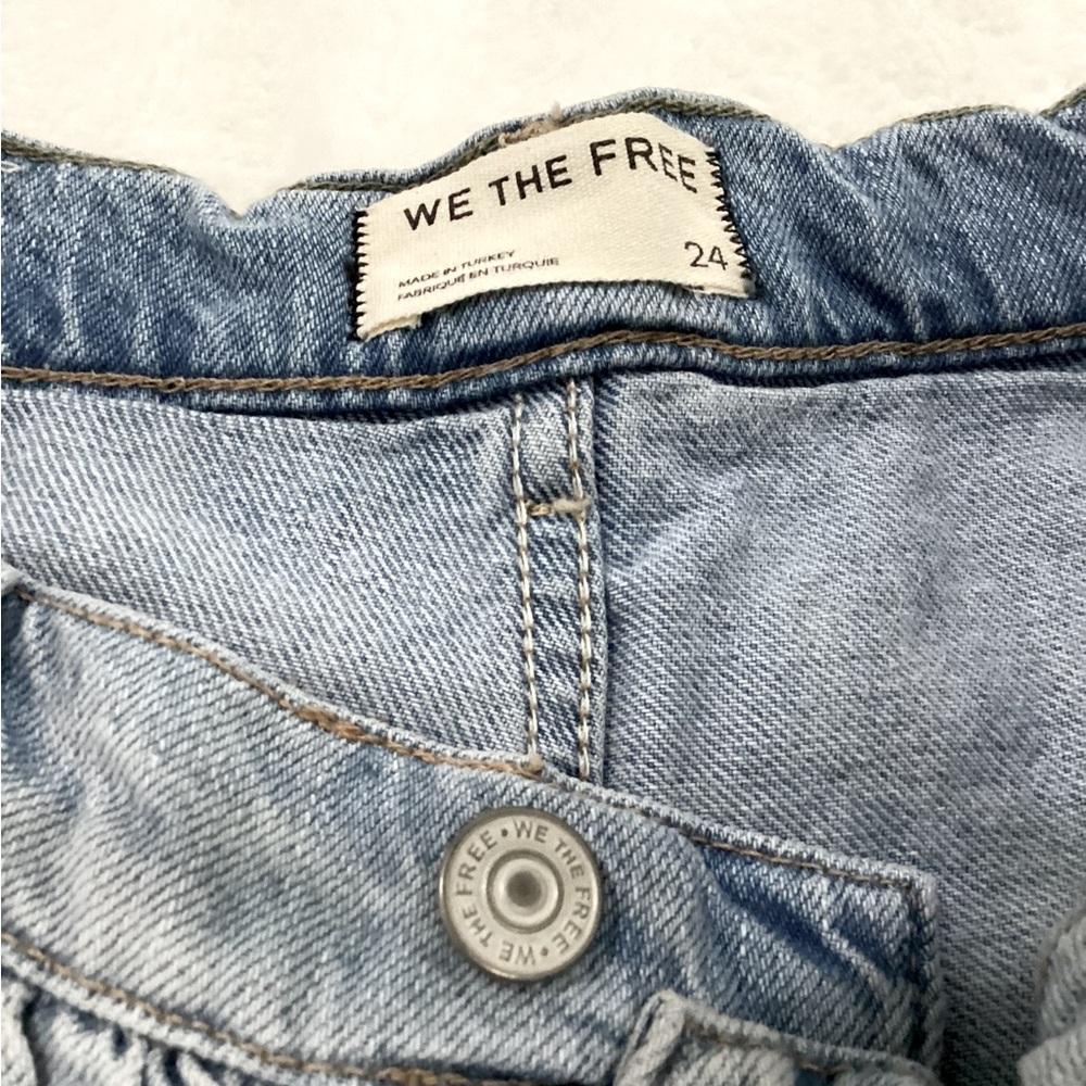 We The Free Light Blue Mini Skirt - Picture 2 of 5